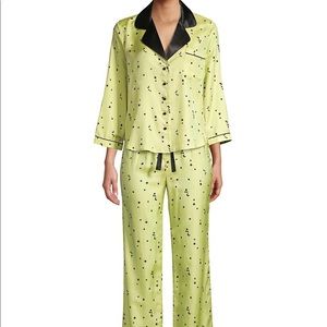 Morgan Lane Kinsley Moon & Star Silk Satin Pajamas